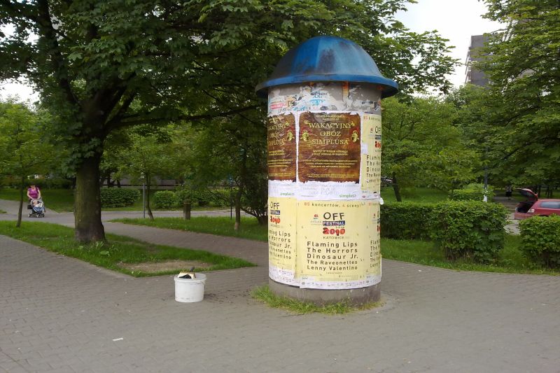plakatowanie w Chorzowie