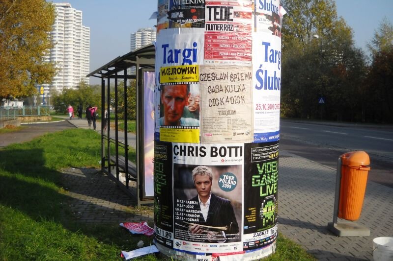 plakatowanie Nowy Targ