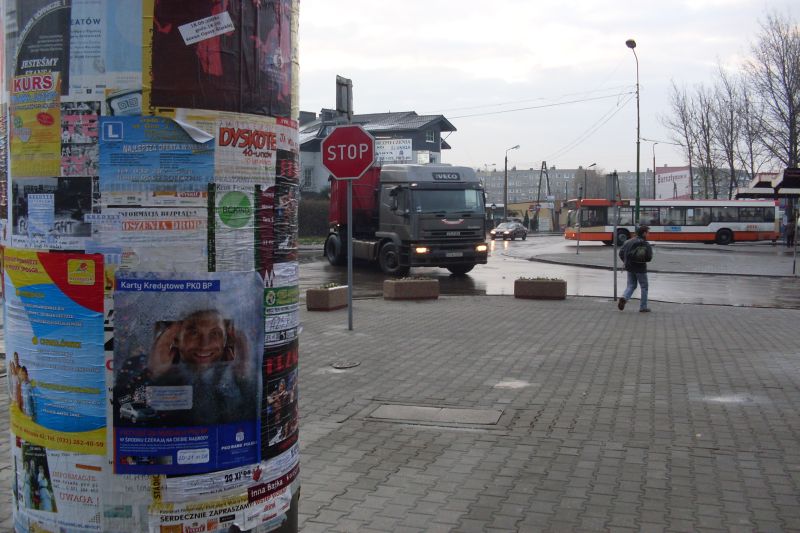 plakatowanie w mieście Puławy
