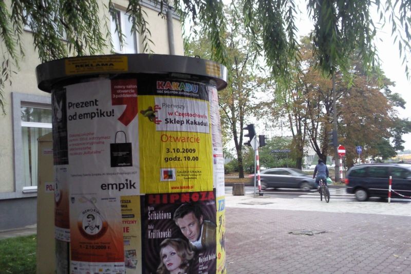 plakatowanie w mieście Chełm