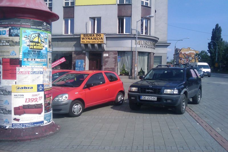 plakatowanie w mieście Gostynin