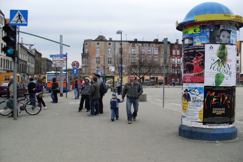 plakatowanie w mieście Oświęcim